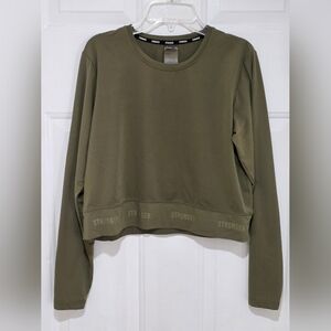Olive Green Women's Crop Top